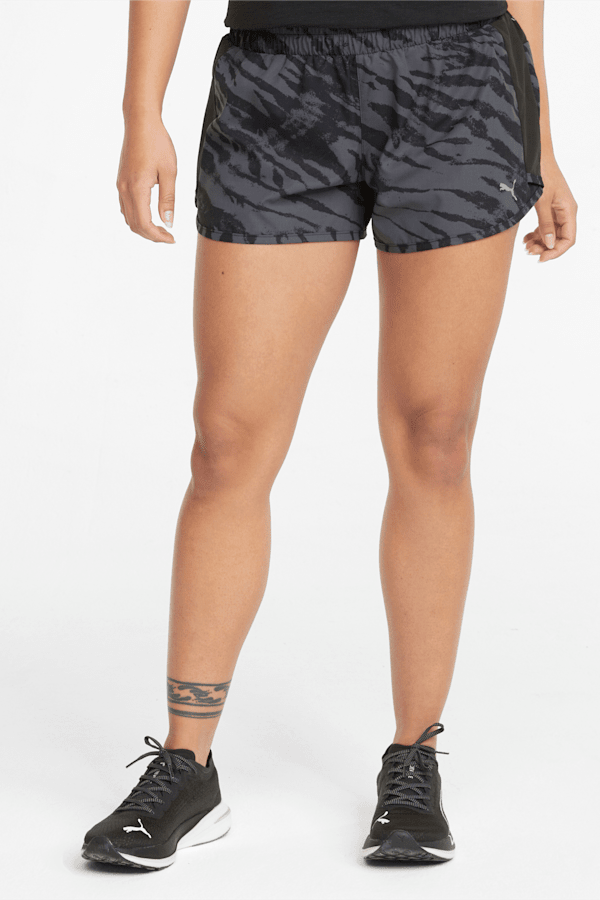 ULTRAWEAVE S MRTHN 3" Women's Running Shorts, Puma Black, extralarge